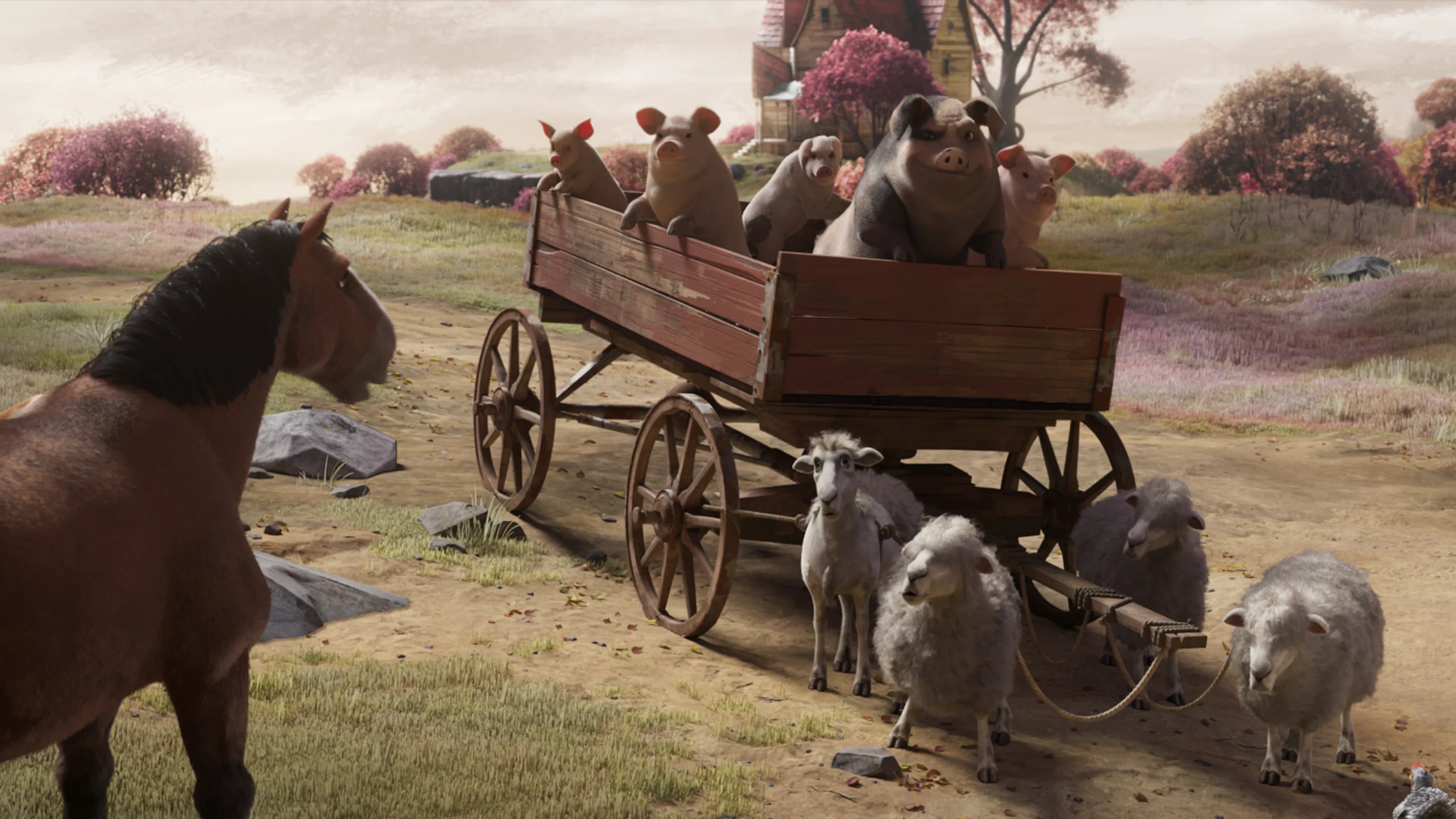 Backdrop for Animal Farm