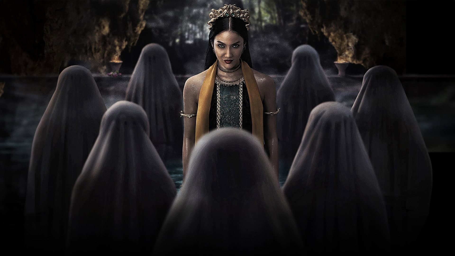 Backdrop for Dancing Village: The Curse Begins