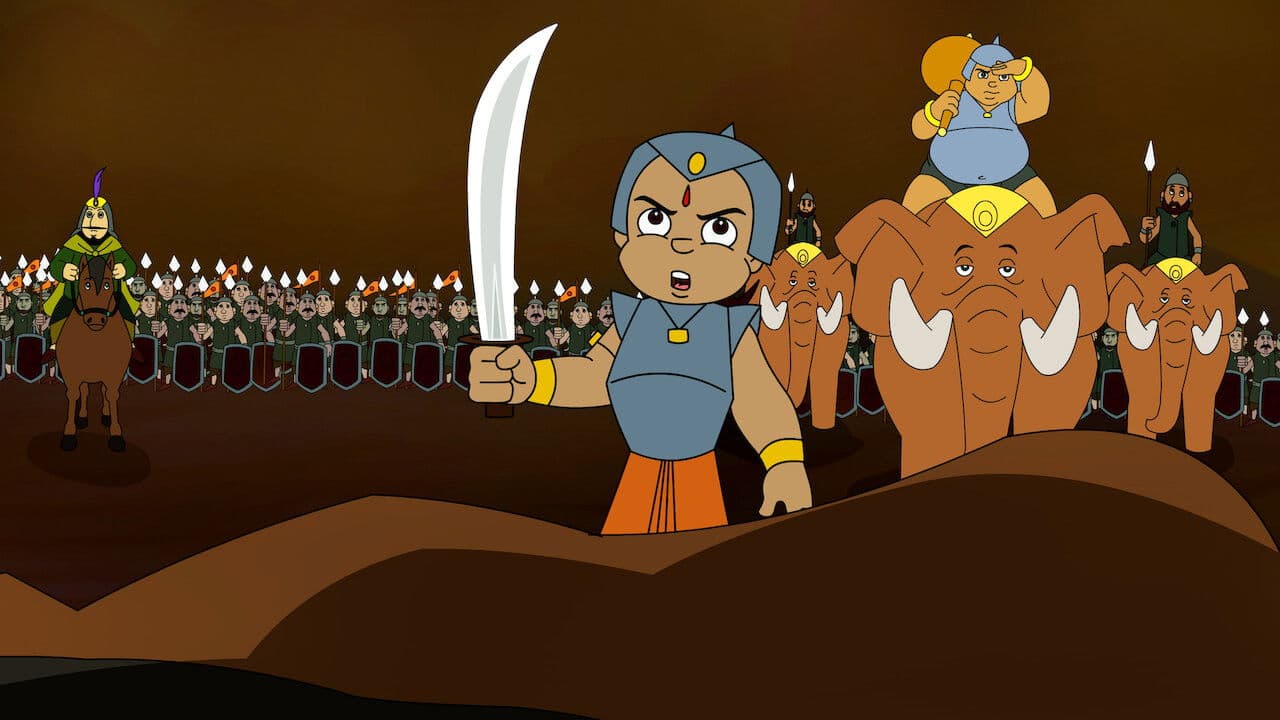Backdrop for Chhota Bheem and Krishna