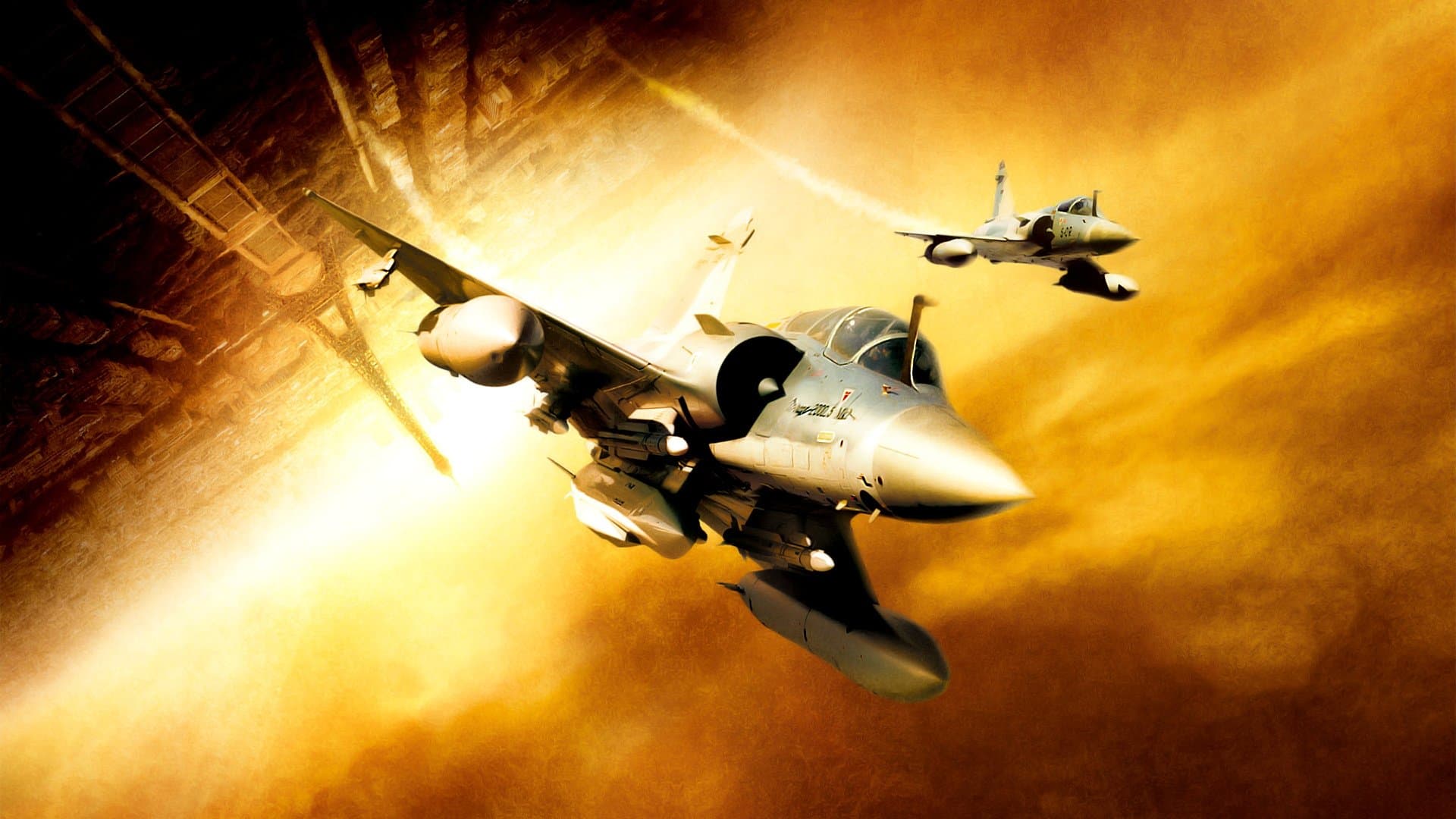 Backdrop for Sky Fighters