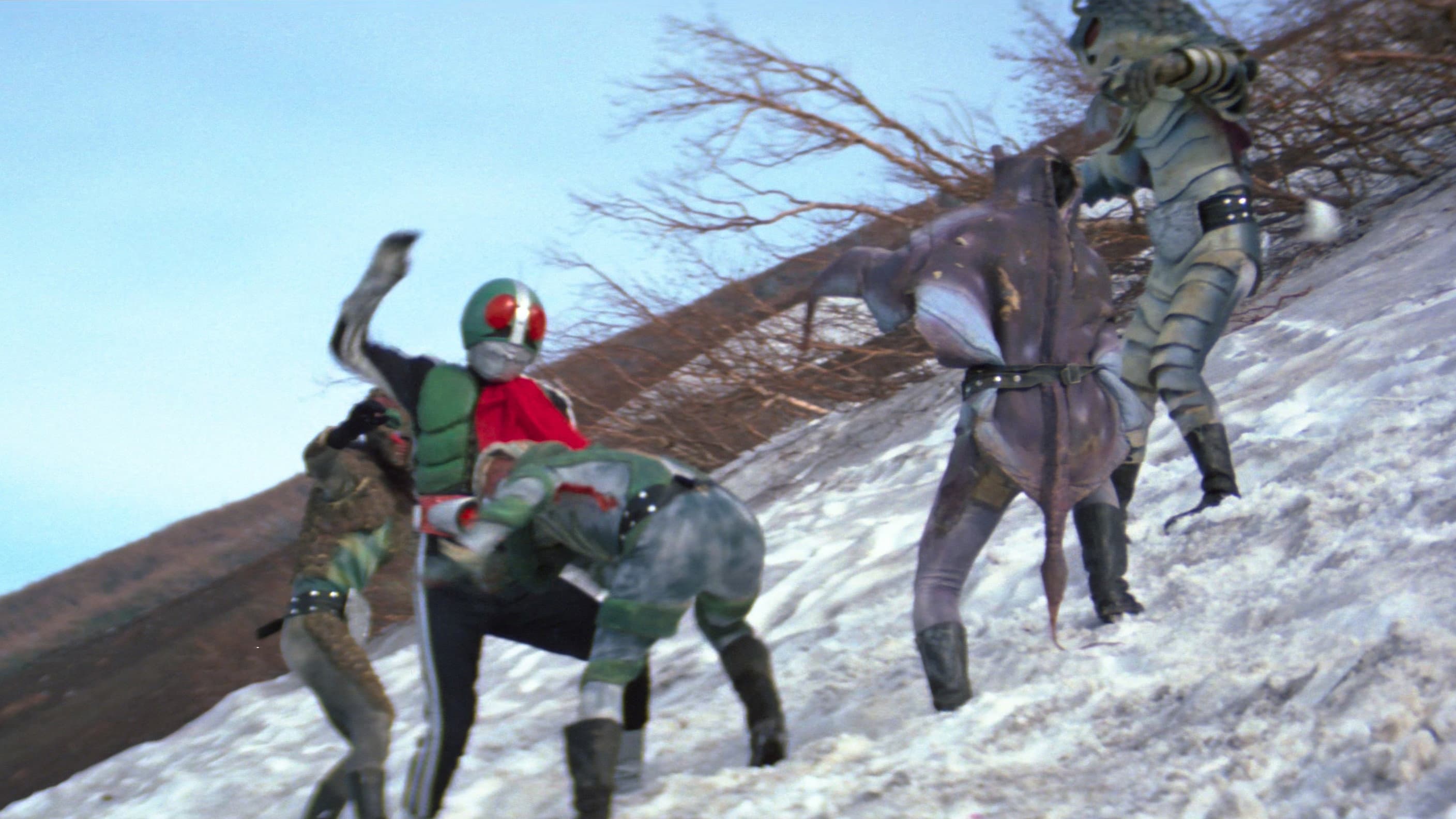 Backdrop for Kamen Rider vs. Ambassador Hell