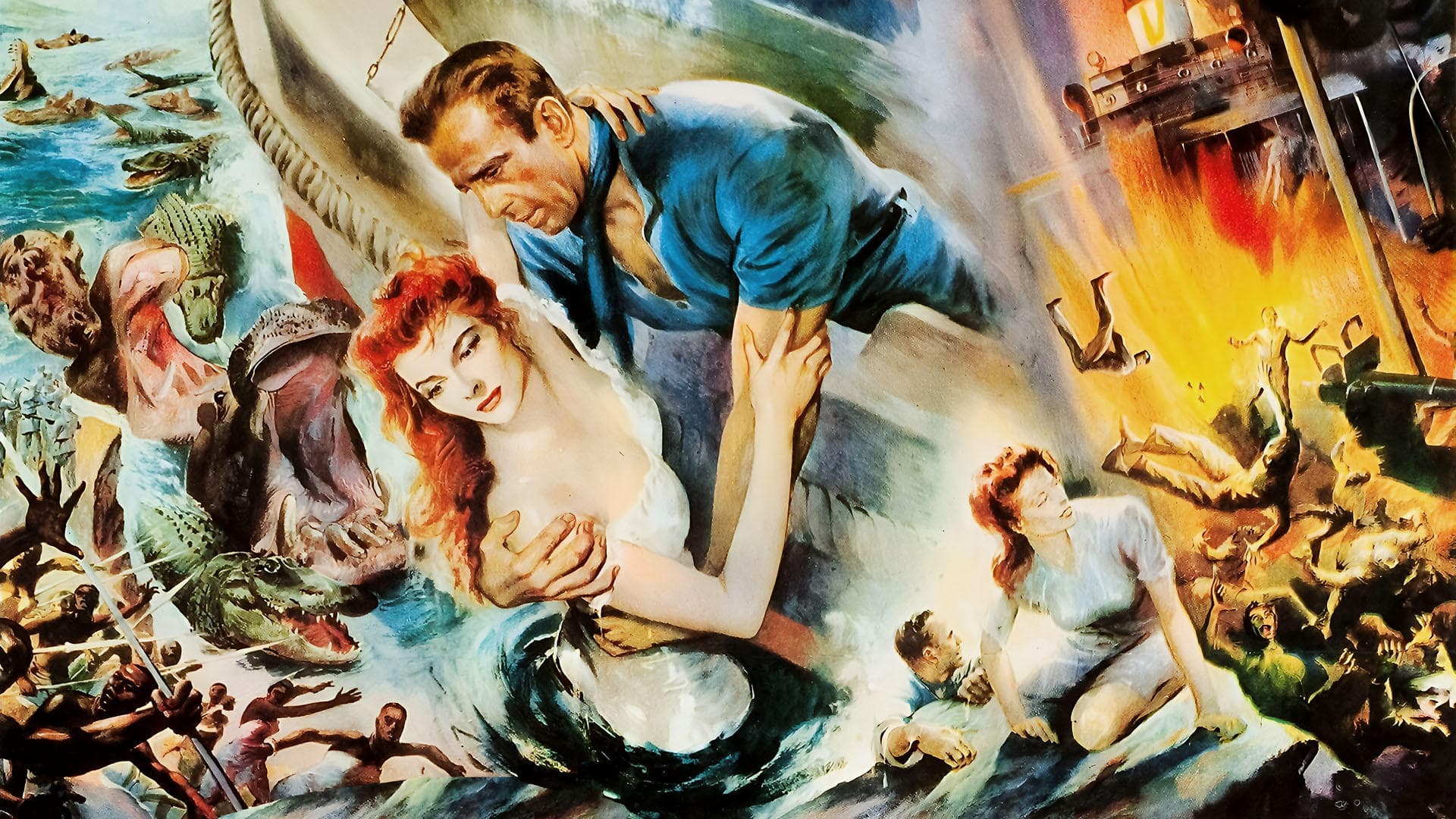 Backdrop for The African Queen