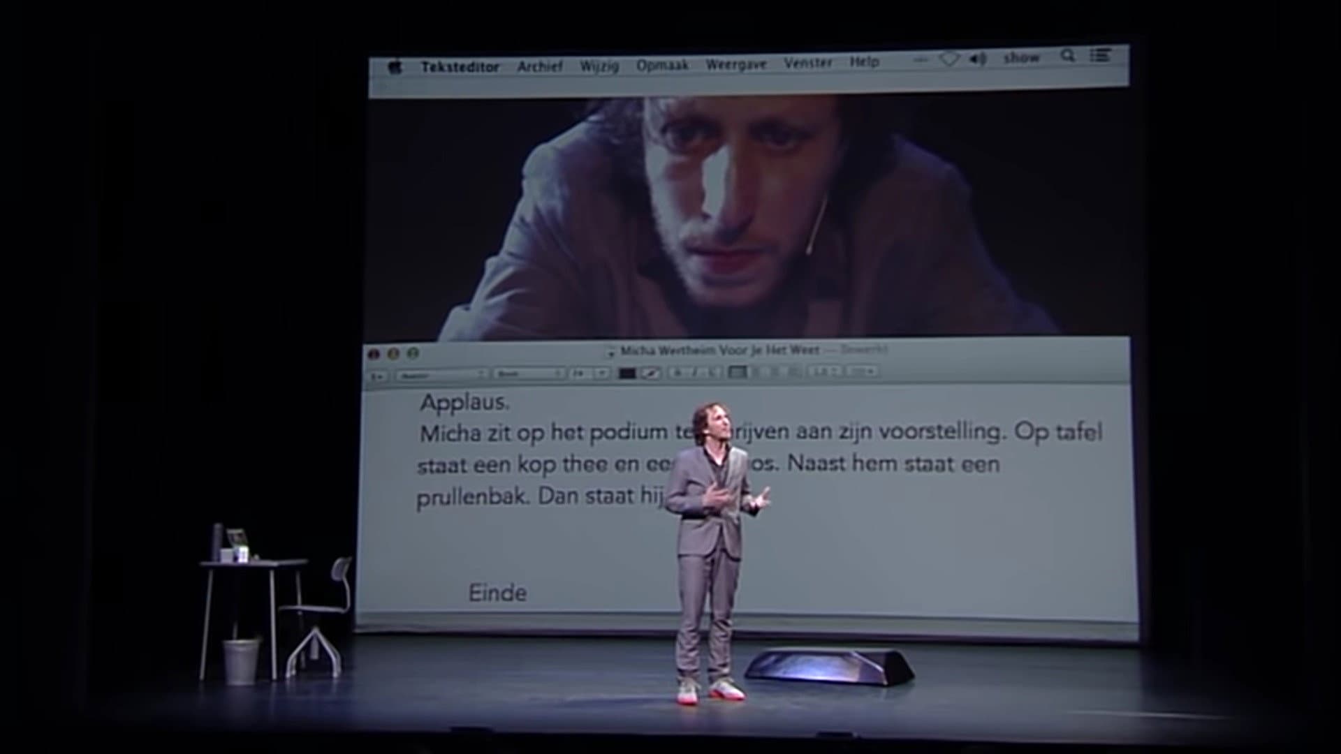 Backdrop for Micha Wertheim: Voor Je Het Weet