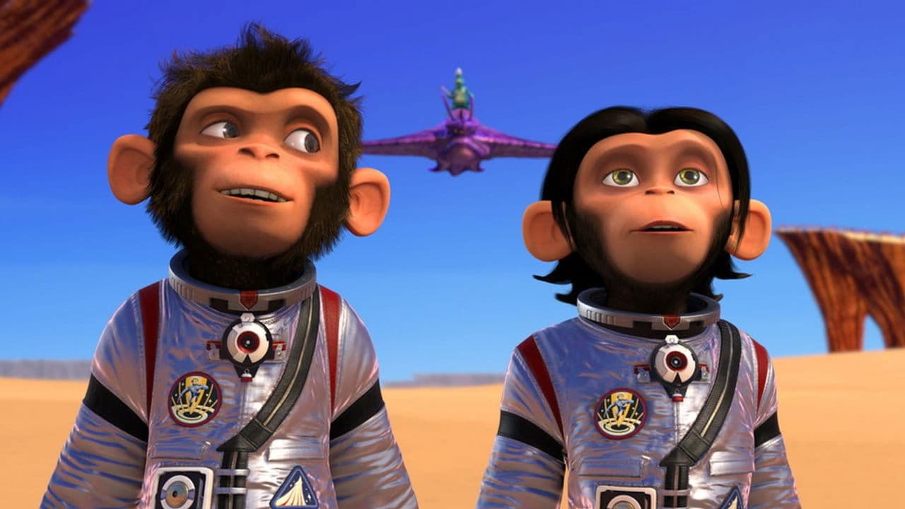Backdrop for Space Chimps