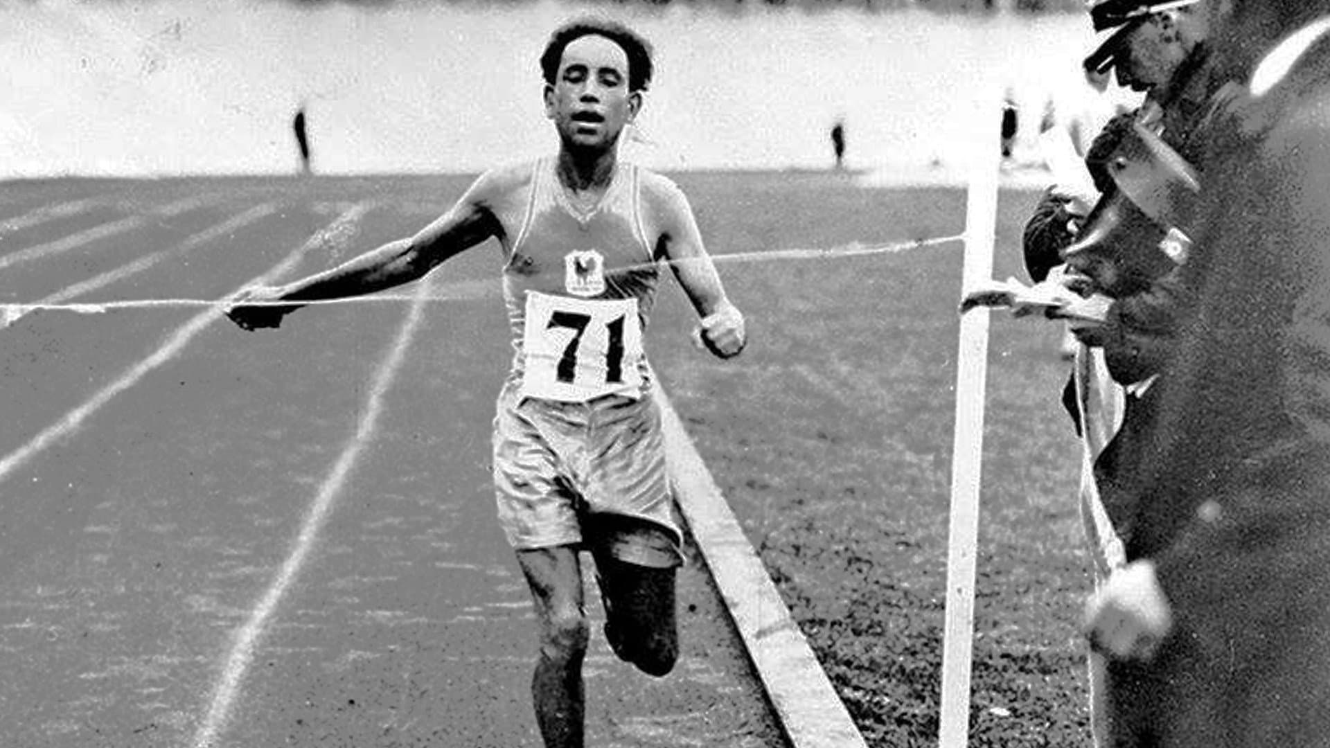 Backdrop for El Ouafi Boughera, The marathon runner of history