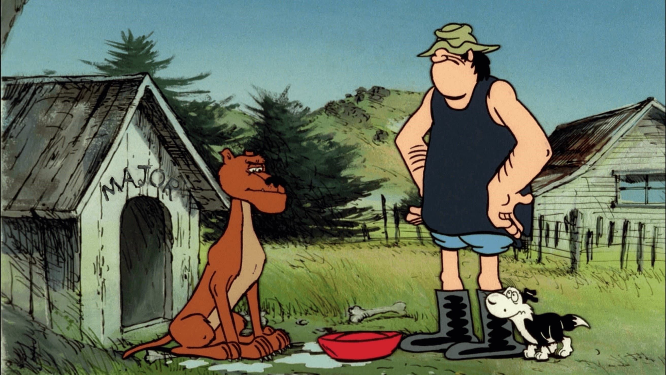 Backdrop for Footrot Flats: The Dog's Tale